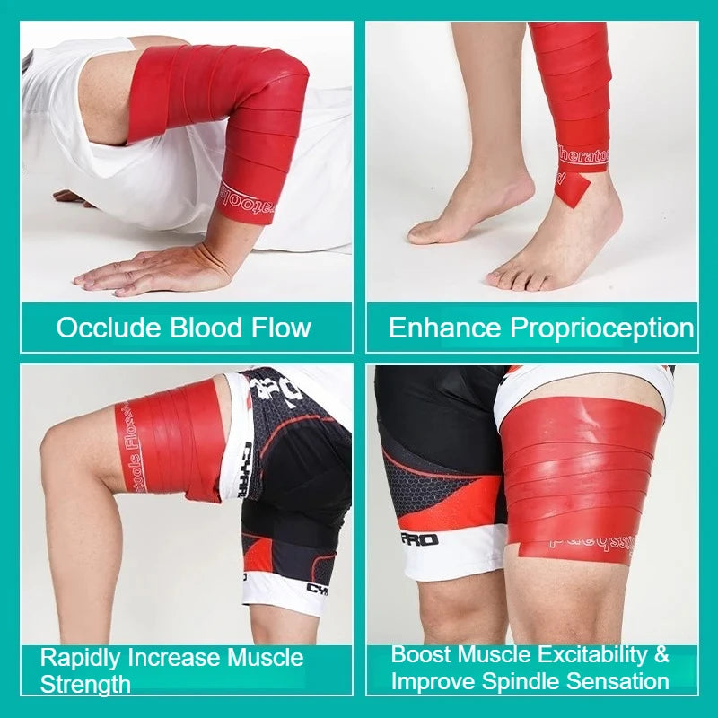 Fascia Compression Band Therapy Ankle Rehabilitation Training Elastic Band Fitness Sports Pressure Band Bandage Medical