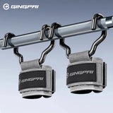Weight Lifting Hook Grips With Wrist Wraps Hand-Bar Wrist Strap Gym Fitness Hook Weight Strap Pull-Ups Power Lifting Gloves
