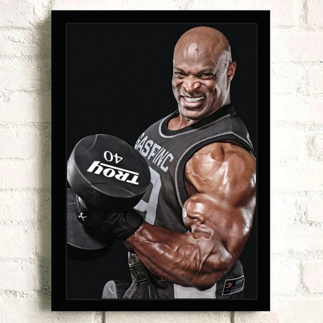 Ronnie Cullman Bodybuilder, Male Gym Muscle Fitness Champion Hot Sale, Print Art Canvas Poster, Living Room Decor, Home Picture