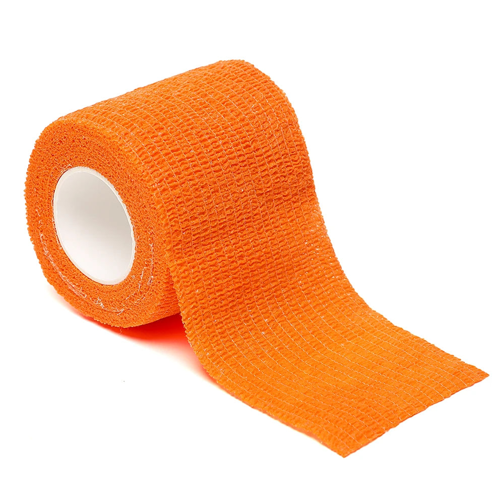 18 Colors of 4.8-Meter Elastic Sports Self-Adhesive Bandages, Protecting Fingers, Ankles, Palms, and Shoulders, Knee Protection