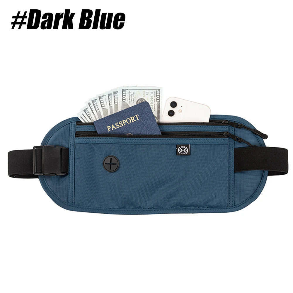 Sport Fanny Pack for Travel - Adjustable Running Belt, Phone Pouch & Essentials Holder for Hiking, Jogging,Outdoor