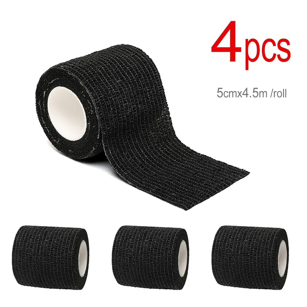 1/4/10pcs Elastic Self-Adhesive Athletic Tape Bandage 5cmx4.5m Non-Woven Universal Fit for Sports Foot Support Joint Protection
