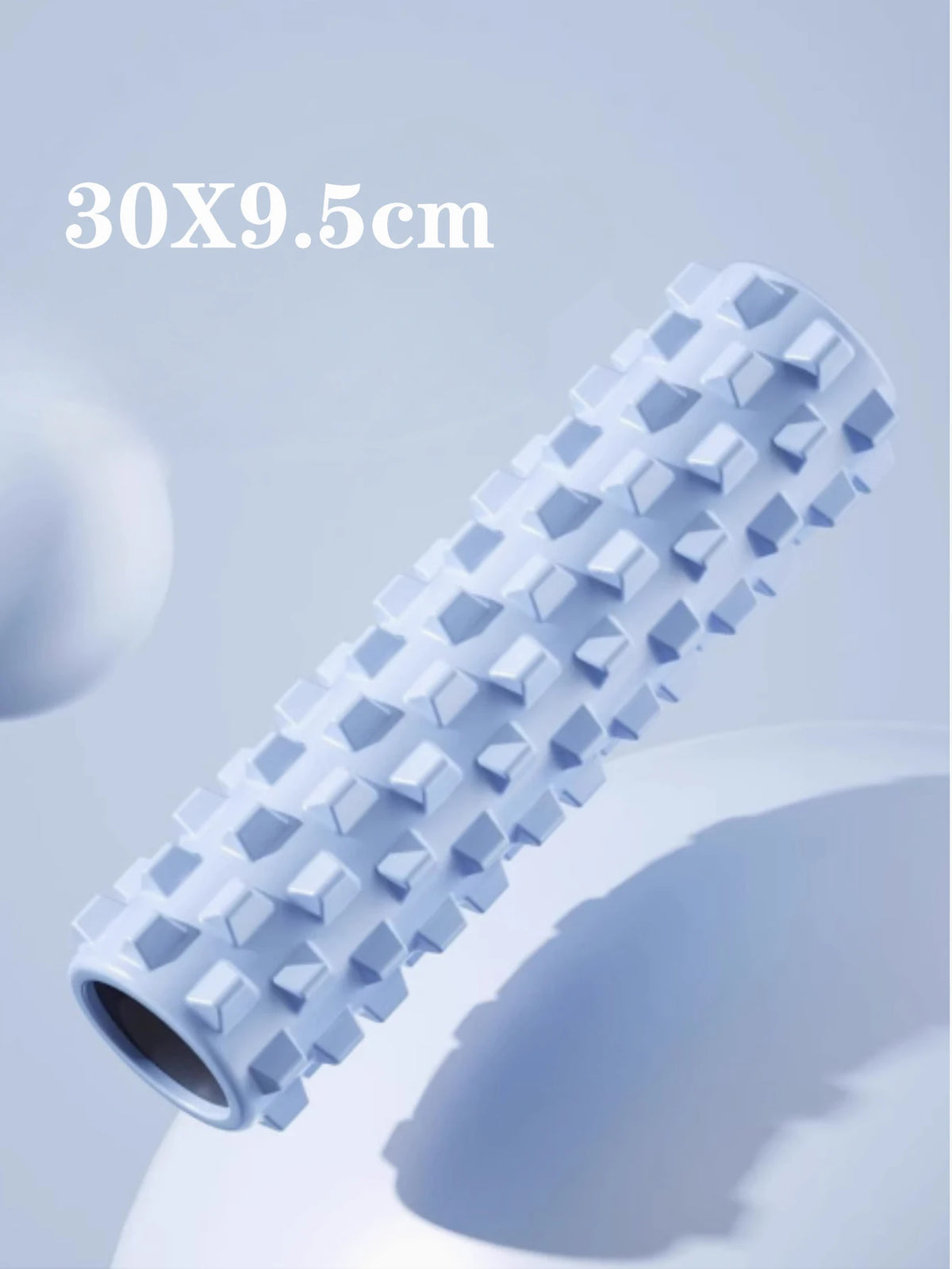 Crescent Solid foam axis 45*13cm yoga post ideal for fitness, yoga, Pilates and muscle relaxation