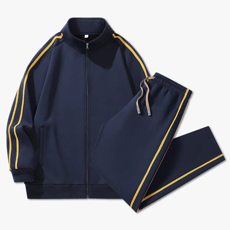 Protection 2026 Autumn Windbreaker Men Running Sets Workout Clothes for Plus Size Men Outdoor Sports  Sportswear Track Suit