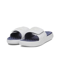 Under Armour Ignite Pro 8 Versatile, Black White Casual Sport Slides Cushioned Thick Sole Non-Slip Slippers for Gym Beach