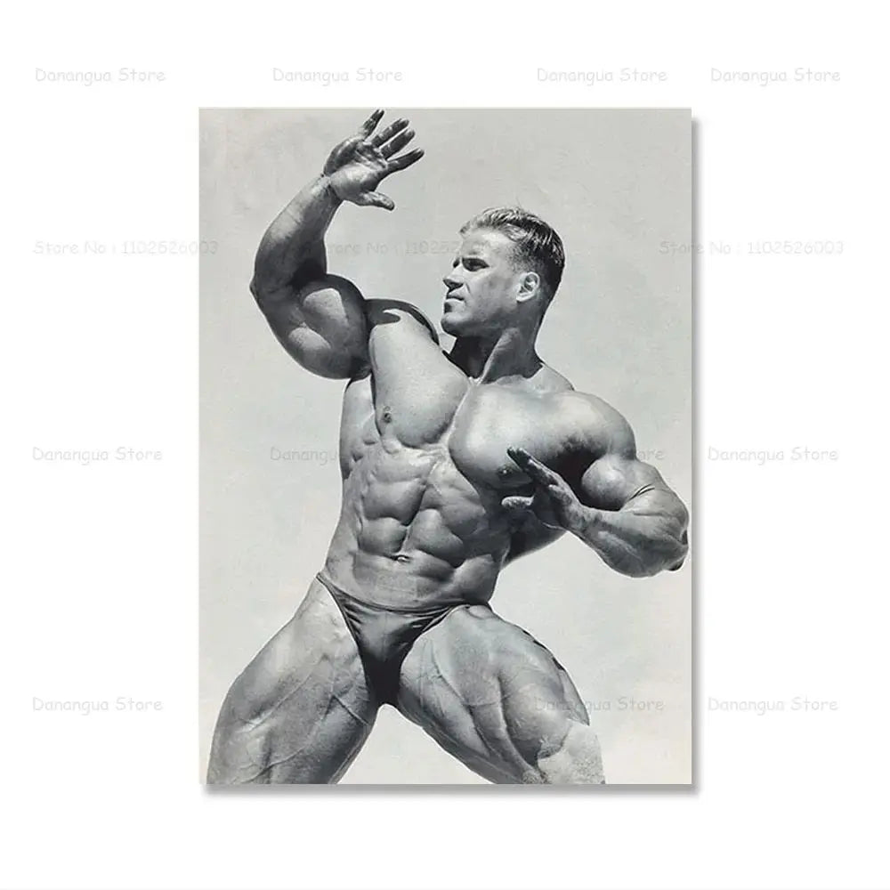 Classic Muscle GYM Star Jay Cutler Bodybuilder Poster Poster Prints Wall Art Canvas Painting Picture Photo Gift Room Home Decor