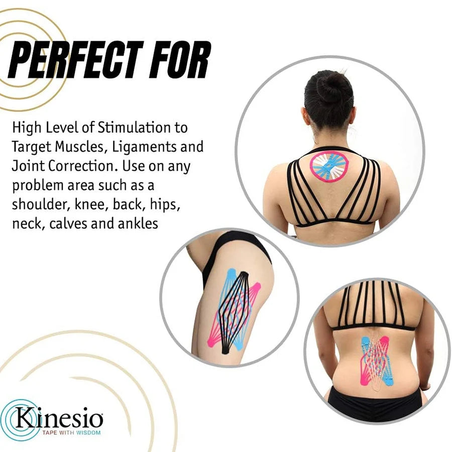 5M Kinesiology Tape Athletic Elastoplast Sport Muscle Patch Recovery Strapping Gym Waterproof Muscle Strain Injury Ease Bandage