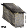 10/100pcs Halloween Candy Gift Bag Mesh Drawstring Spider Web Printing Storage Pouch Home Festival Party DIY Horror Decor Bag