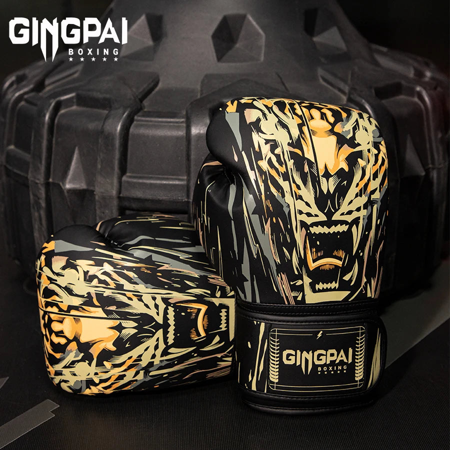 Professional Boxing Gloves Practical Combat Adult Sanda Training Muay Thai Combat Sandbag Punching Competition Thickening