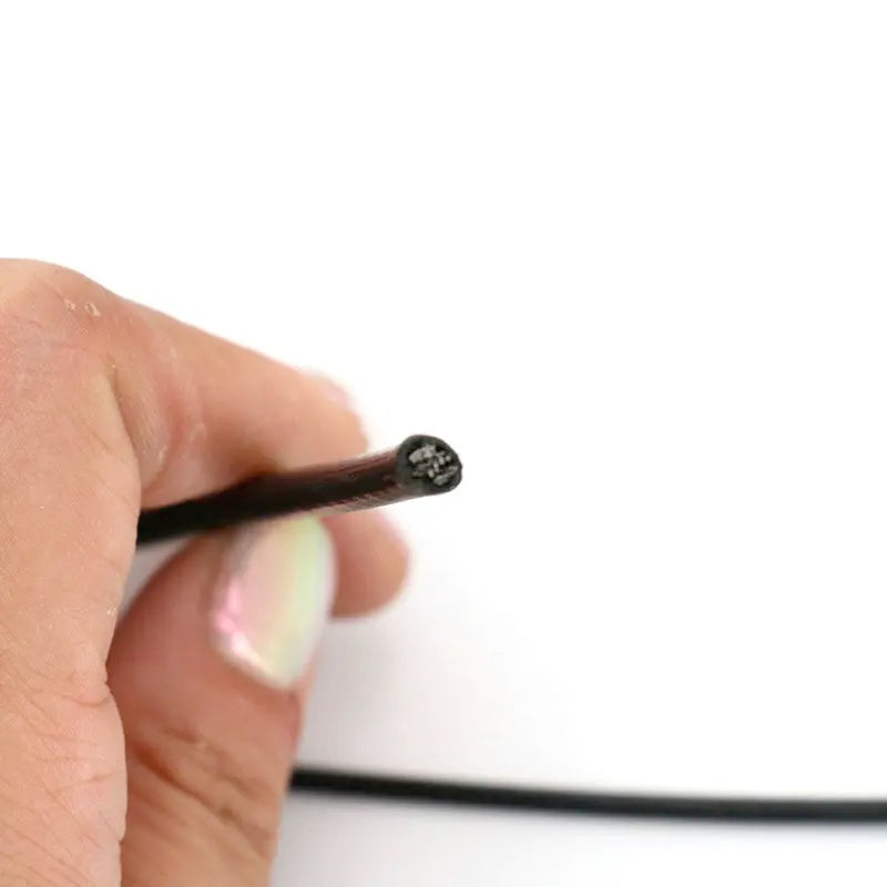 10Meters 0.8/1/1.2/1.5/2/2.5/3/4/5/6/8mm Flexible Soft Black PVC Coated 304 Stainless Steel Wire Rope Cable for Gym Machine