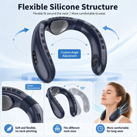 Semiconductor Cooling Portable Neck Air Conditioner Bladeless Rechargeable Neck Fan Personal Wearable Cooler