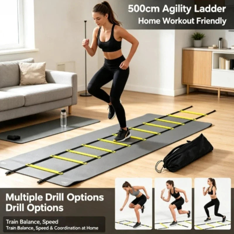 Agility Ladder,football Training Ladder,speed Training Ladder,soccer Training Equipment,nylon Agility Ladder,fitness Ladder