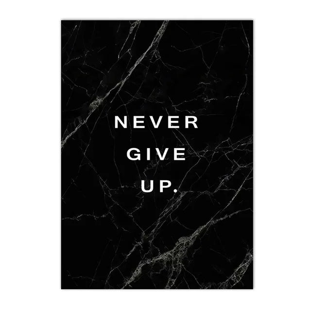 Yes You Can Motivational Phrase Poster and Print Minimalist Quotes Poster Canvas Black White Wall Art Picture Nordic Home Decor