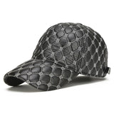 2026  Spring Genuine Sheepskin Leather 55-61CM Black Baseball Caps For Man Casual Street Gf Gorras Dad Hat