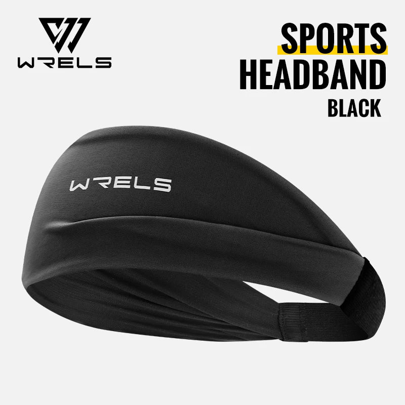 WRELS Outdoor Sports Headband Fitness Hair Bands Man Woman Hair Wrap Brace Elastic Cycling Yoga Running Exercising Sweatband
