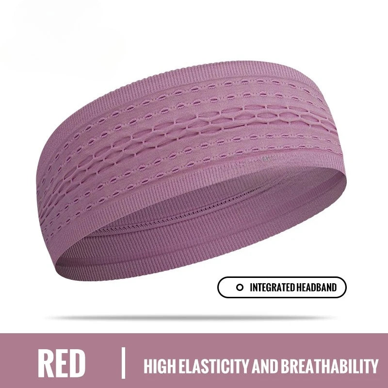 1PC Non-Slip Sport Headbands Moisture Wicking Workout Sweatband for Men & Women Fitness Running Cycling Football Yoga Hairband