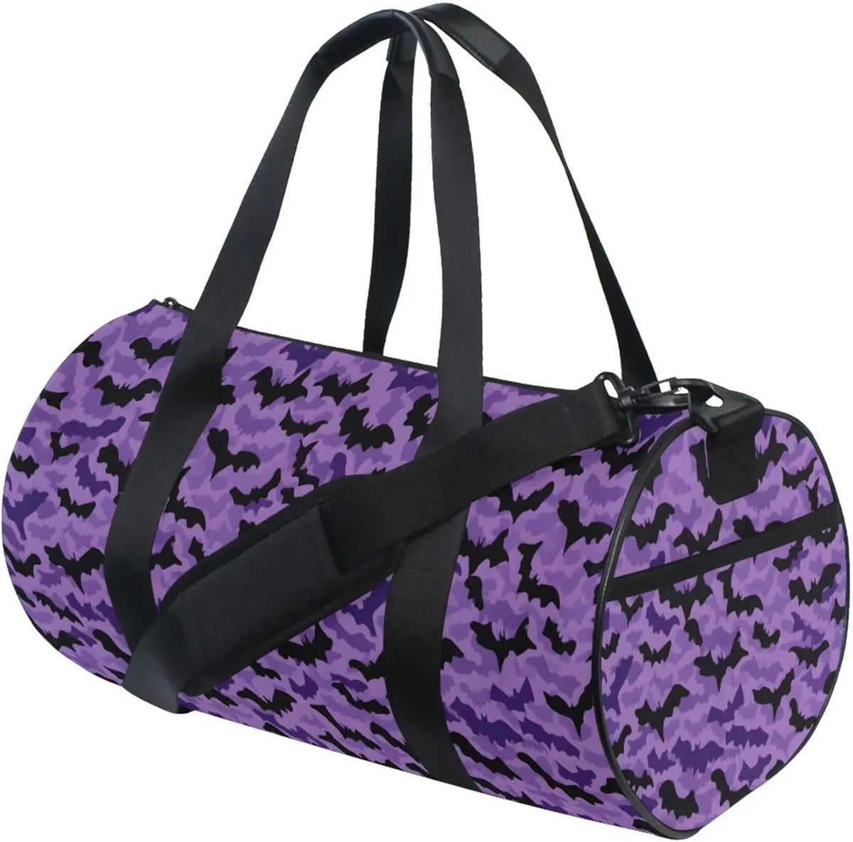 Sports Duffel Bags Gothic Skull Butterfly Athletic Gym Bag Overnight Workout Travel Tote Luggage for Men Women Yoga