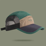 Unisex Quick-Dry Running Cap Breathable Mesh Nylon Hat for Hiking Camping Outdoor Activities