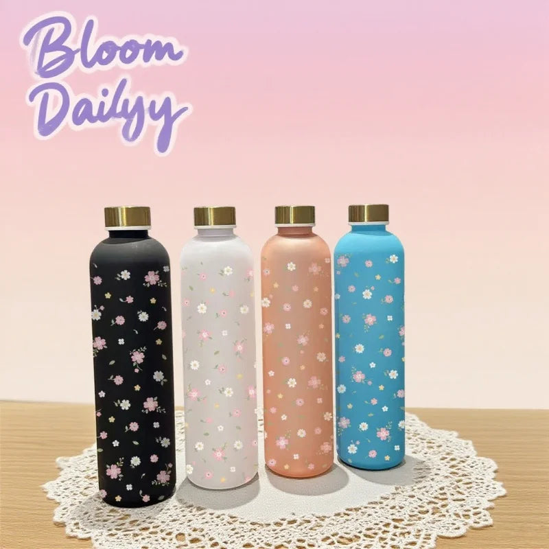 3D Printed 1000Ml Water Cup Boy Girl Sports Water Bottle PVC-Free, High Value Outdoor Large Capacity Camping Drinking Tools Gift