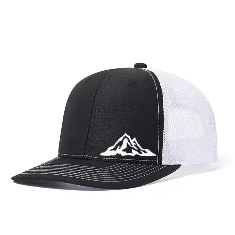 High Quality Neutral hat Casual Printed Baseball Cap Adjustable Trucker Mesh Hat Lightweight Outdoor Sports Sun Dad Cap Mesh Hat