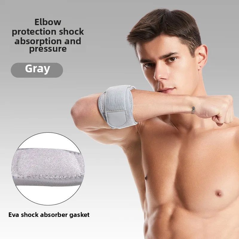 Elbow Brace for Tennis Golfer Sports Protection Adjustable Arm Band Silicone Compression Pad Tendonitis Pain Relief Men Women