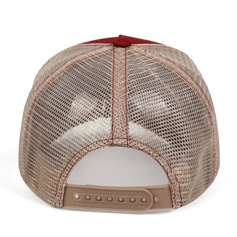 Unisex Lightweight Solid Color Baseball Cap Breathable Net Summer Shade Outdoor Hat for Men And Women Simple Basic Style