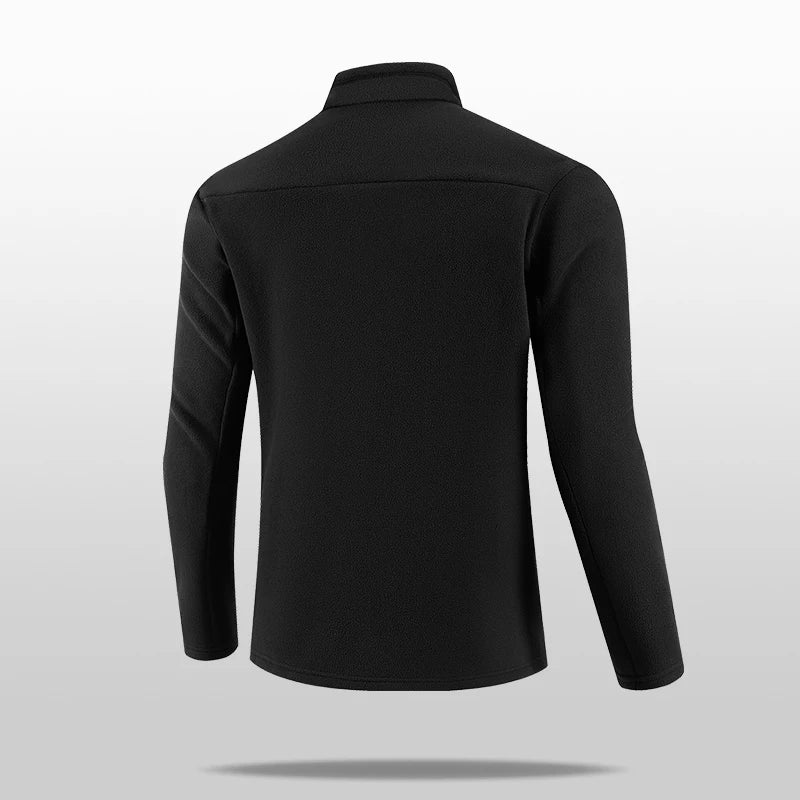 SBWL New Men's Autumn/Winter Outdoor Skiing Running Warm Thick Long Sleeve Base Shirt Fashion Casual Fitness Jacket T-Shirt Tops