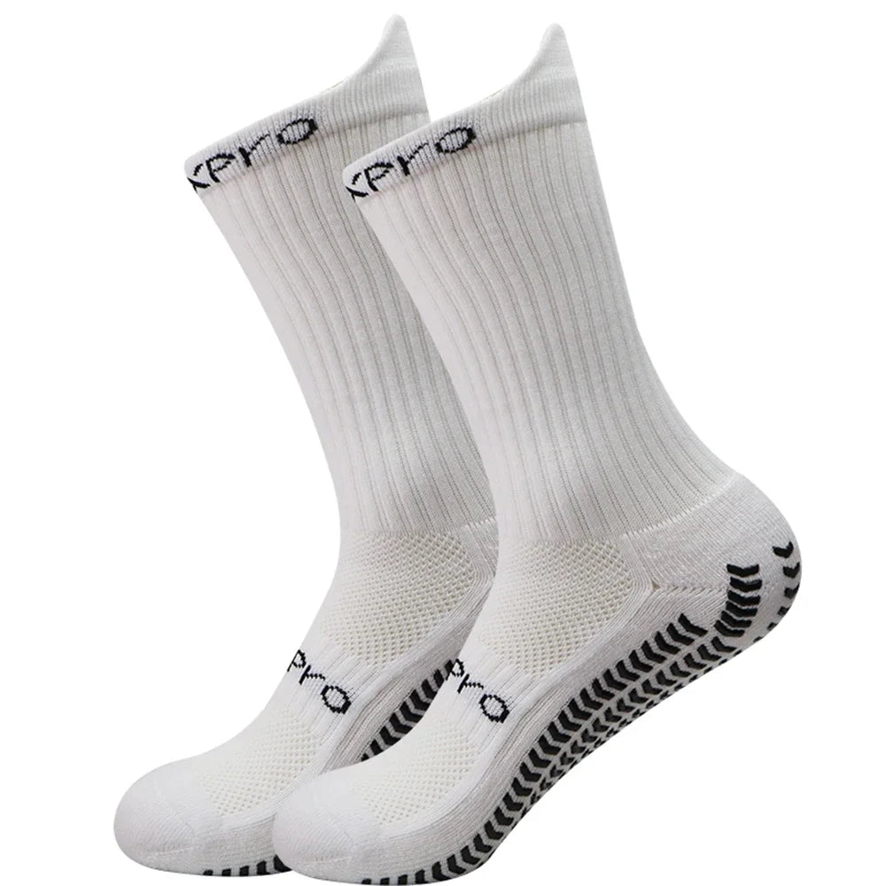 1 Pair Football Socks Anti Slip Football Socks Bicycle Socks Anti Slip Football Basketball Tennis Sports Socks