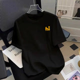 Halloween Pure Cotton Printed Men's and Women's Summer Personalized Short Sleeved New Fashion Trend Loose Casual T-shirt