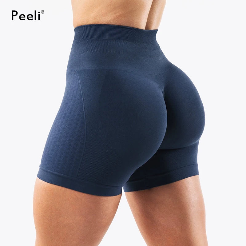 Amplify Contour Gym Shorts Women Clothing Scrunch Butt Seamless Shorts High Waist Biker Shorts Athletic Booty Workout Yoga Short