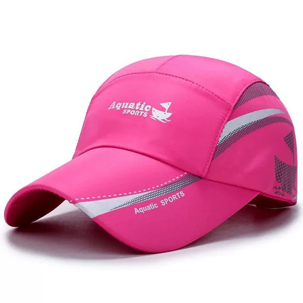 Quick Dry Unisex Adjustable Baseball Cap Sun Protection Hat for Golf Fishing Outdoor Sports Activities