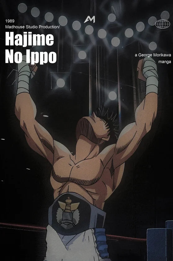 Classic Motivational Anime Hajime No Ippo Canvas Posters And Prints Home Decor Wall Art Hustle Boxing Manga Painting