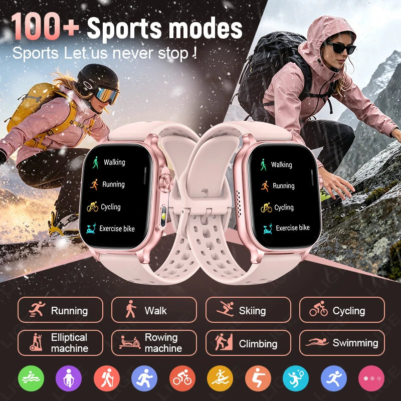 1400mAh Battery Smart Watches Women Outdoor GPS Trajectory Flashlight IP68 Waterproof Bluetooth Call Military Sports Smartwatch