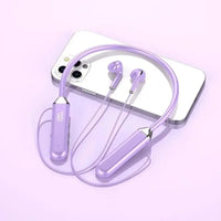 Wireless Neckband Earphones Bluetooth 5.3 Headphones Gaming Power Display Headset TWS Earbuds Sport Headset With Mic