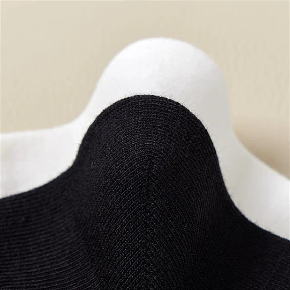 10 Pairs Men Socks Organic Cotton High Quality White Black Business Casual Spring Winter Socks Women Long/Short Tube Sox