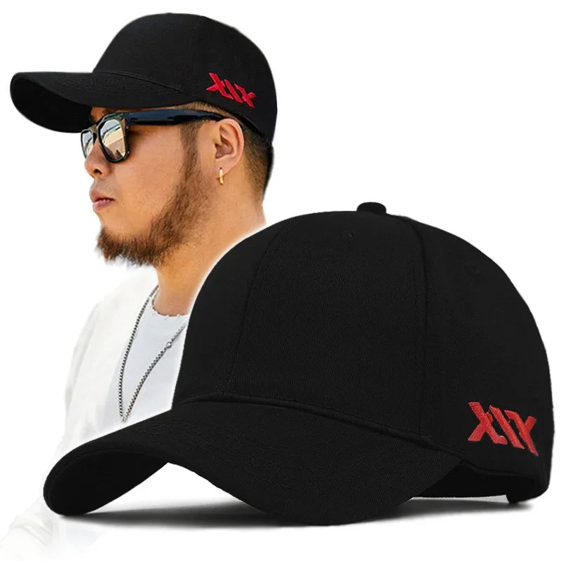 Oohmy Baseball Cap Big Head Men Women Youth Boys Girls Large Size Cotton Sport Hats OverSize Snapback Hat 56-58cm 60-68cm