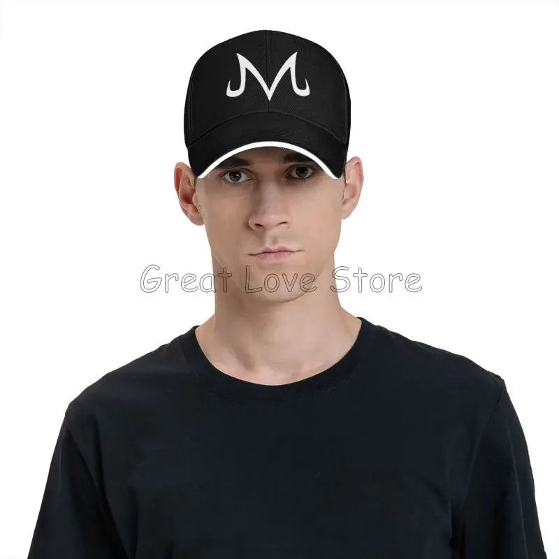 High Quality Brand Majin Buu Anime Baseball Cap Unisex Summer Casual Adjustable Snapback Cap Golf Caps Sun Hat