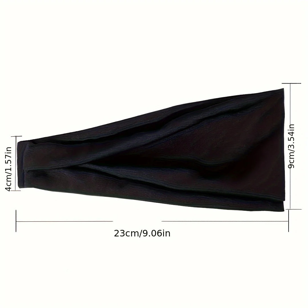 Women Headband Turban Solid Color Elastic Hair Bands Yoga Hairband Fashion Makeup Hair Hoop Vintage Headwrap Hair Accessories