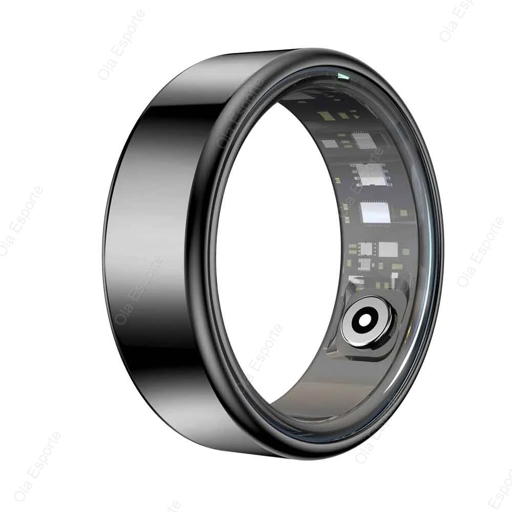 2026 new smart ring blood pressure，oxygen monitor，long battery life，5ATM waterproof，GPS tracking smartring for men and women
