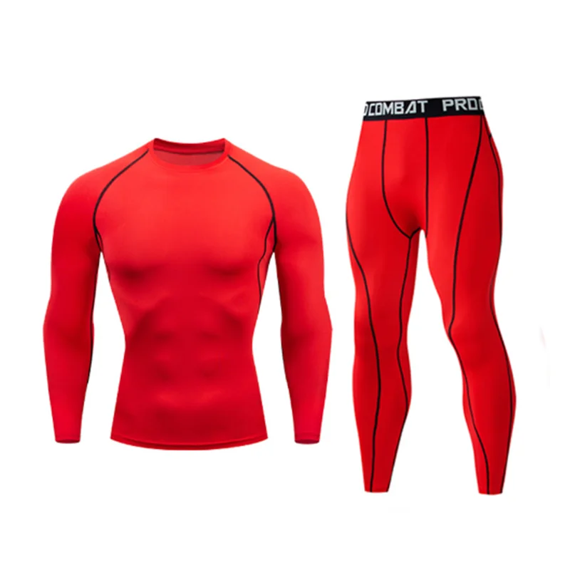 Running Yoga Cycling Compression Suit Basketball Track And Field Training Suit Sports Training Slim-fit Sweat Absorption Suit