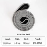Heavy Duty Resistance Band Latex Elastic Belt Pull up Assist for Pilates Workout Fitness Home Gym Shape Body Exercise