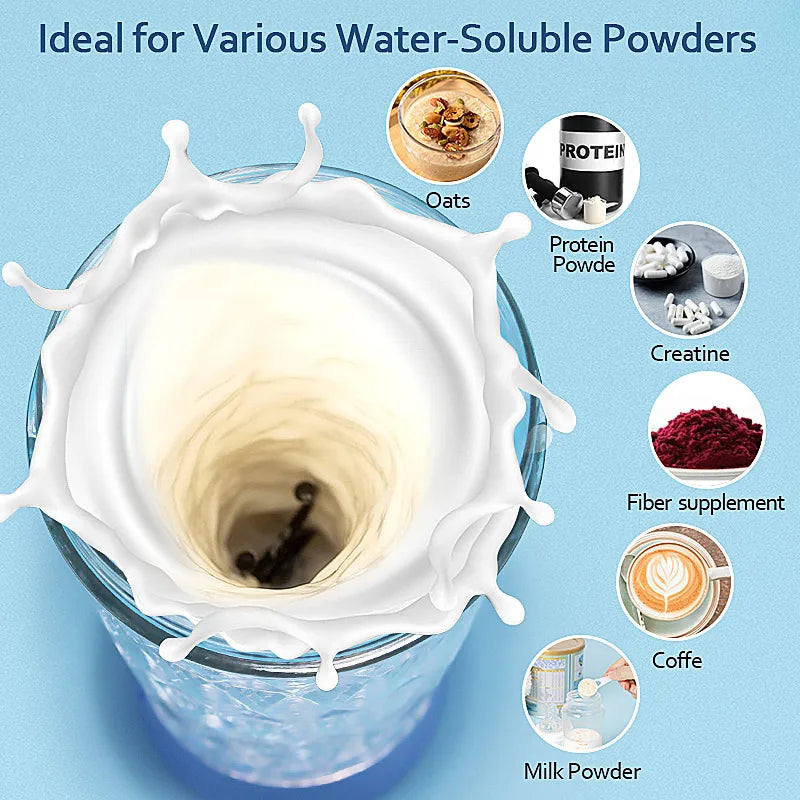 650ml Electric Protein Powder Mixing Cup Automatic Shaker Bottle Mixer Shake Bottle Milk Coffee Blender Kettle fro Gym Outdoor