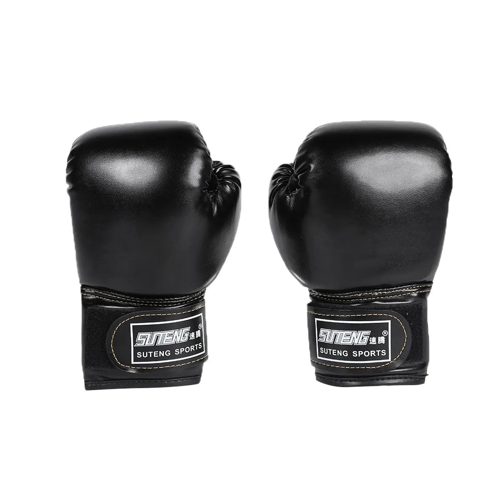 2Pcs Kids Boxing Gloves PU Leather Training Gloves Breathable Muay Thai Mitts Taekwondo Mitts for Punching Bag