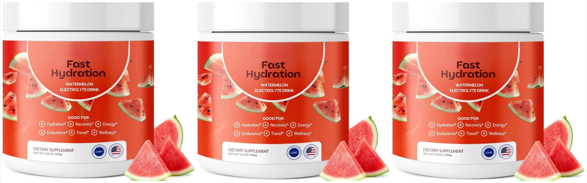 Electrolyte Supplements Watermelon Flavor Sugar Free Hydration Mix with Sodium Potassium Magnesium Calcium Travel Jar