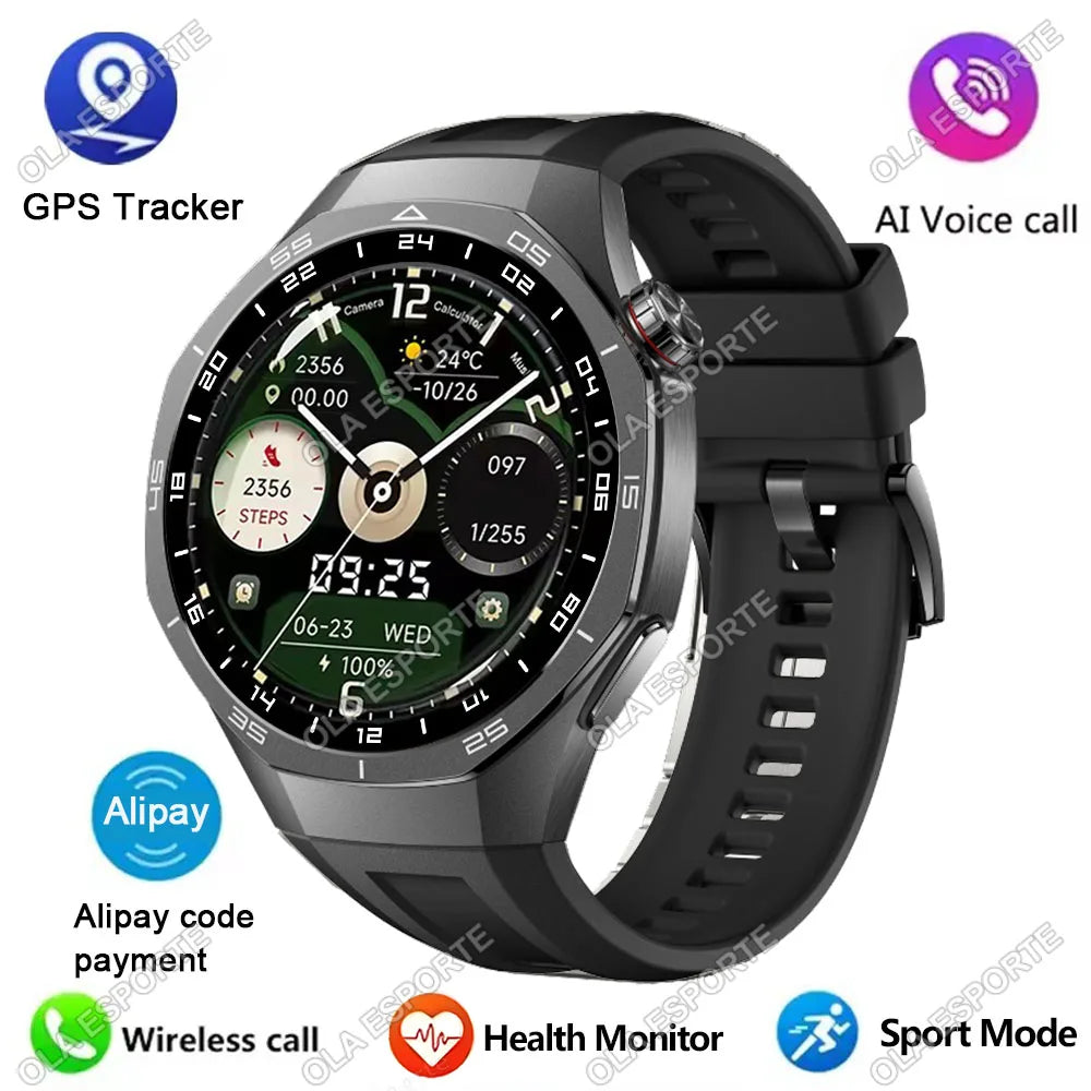 2026 Men's Smart Watch HD Display Health Tracking Bluetooth Calls Heart Rate Monitor Voice Assistant GPS Sports Smartwatch Ht30