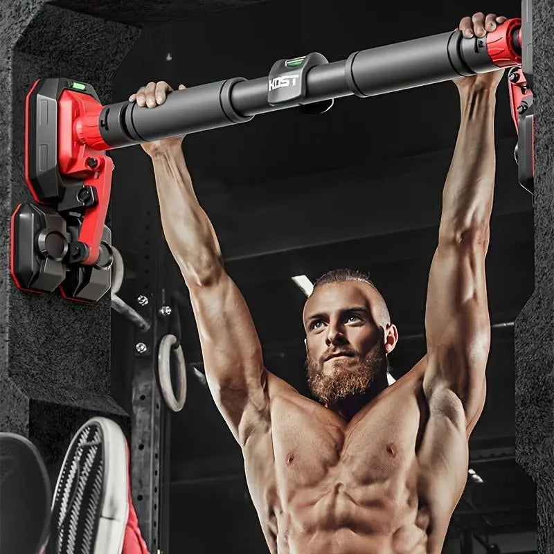 Door Horizontal Bar Household Pull-up Rod Indoor Horizontal Bar No Punching Children's Rings Adult Students Fitness Equipment