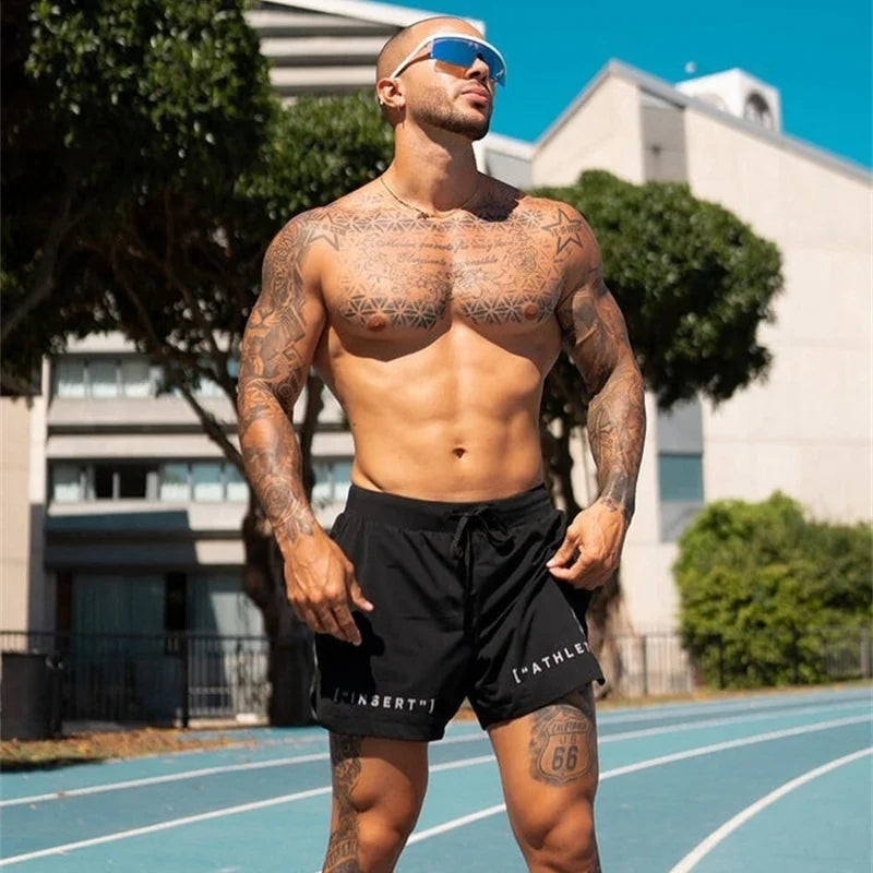 2026 Summer Jogging Sweatpants basketball Running shorts men Breathable Fitness Fashion Workout Shorts Men Quick Dry sport pants