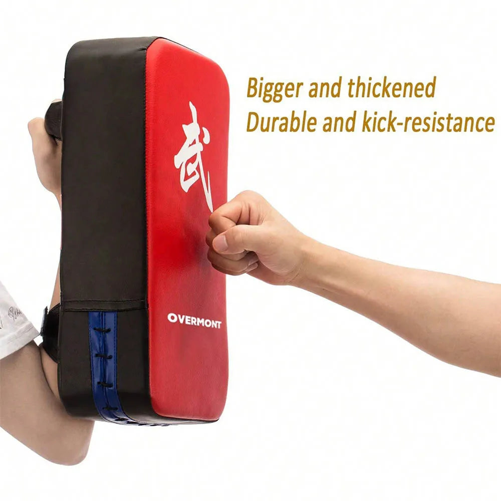 Fitness Taekwondo Kickboxing PU Leather Training Equipment - Punching Bag Sandbag Muay Thai Foot Target Strike Shield