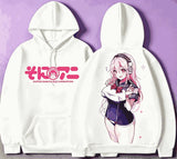 Super Sonico Neutral Men's and Women's Fashion Hip Hop Oversized Unisex hoodies sweatshirt Sports Graphic Comfortable Couples