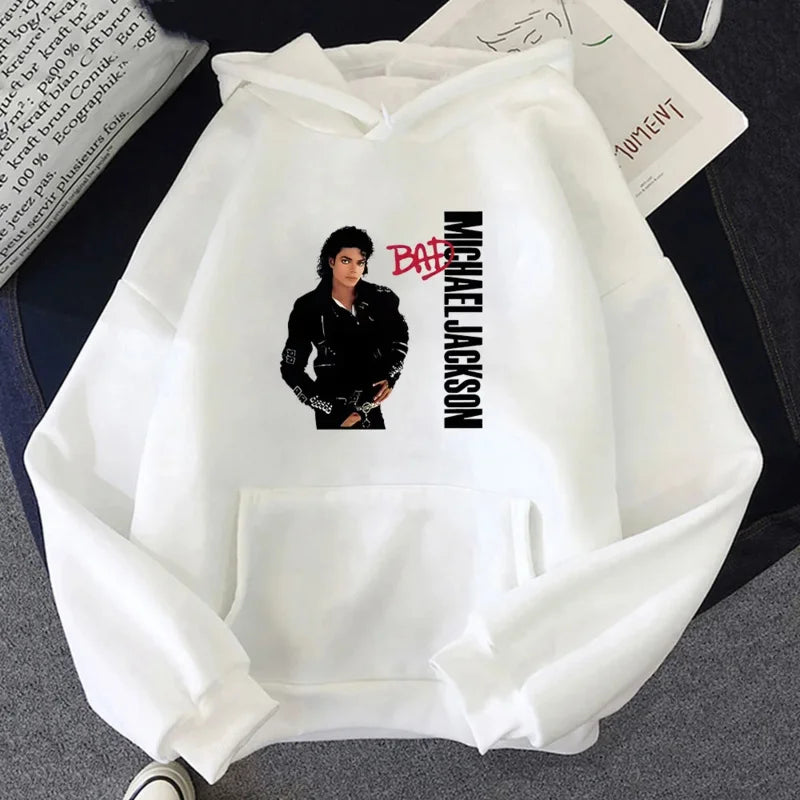 Michael Jackson Graphic Hoodies Long-sleeved Fashion Sweatshirts for Men Women Unisex Graphic Printing Moletom New Pullovers